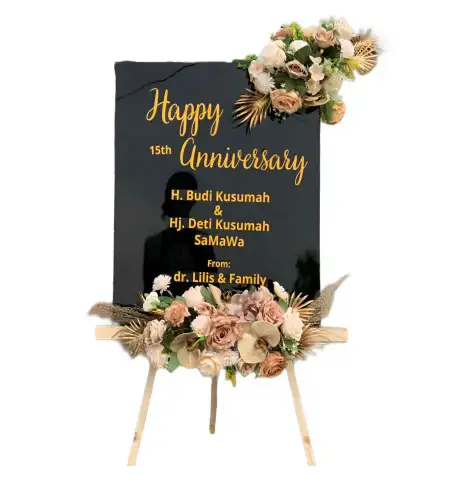 Papan Bunga Akrilik Megang Sakti